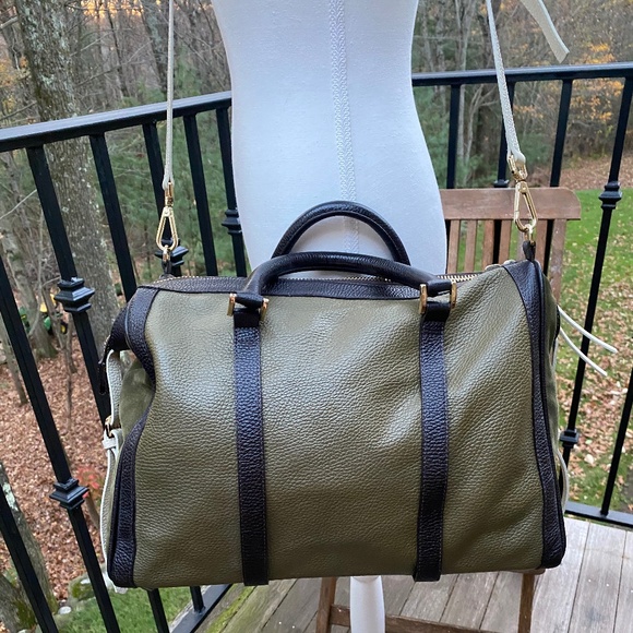 Elisabetta Yang Italian Made Leather/Suede Tote - Picture 1 of 8